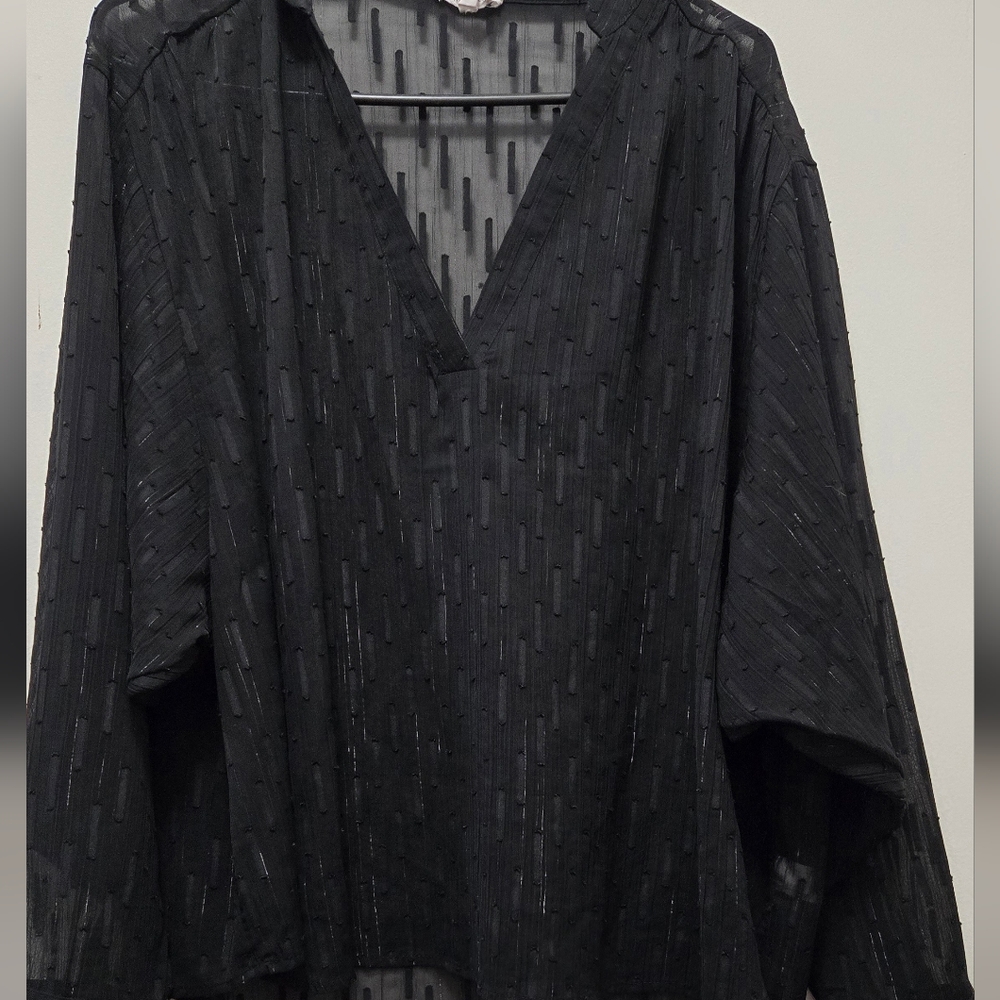 Elegant Black Women's Top